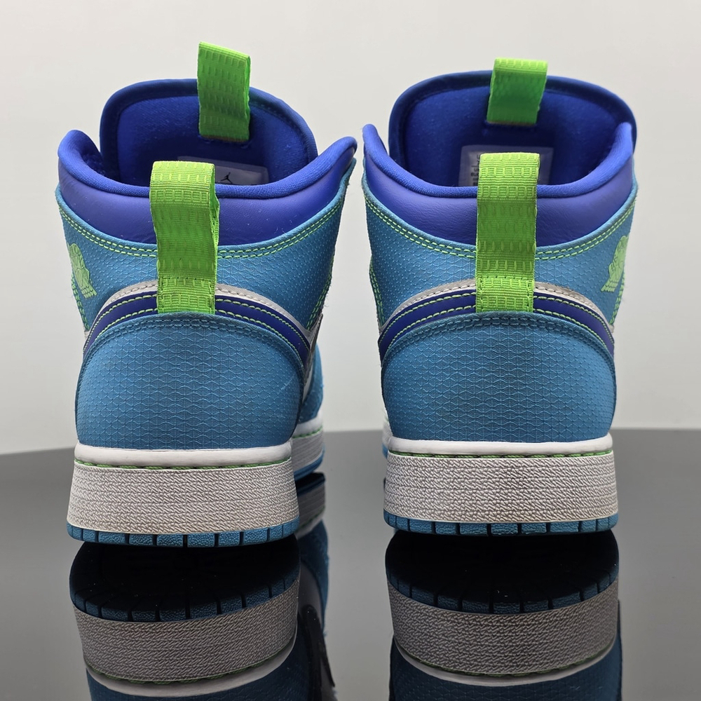 Gorp Jordan 1 Mid SE GS Sprite Blue Youth 7Y UK6 EUR40 DA8010-400 Retro - Picture 5 of 8